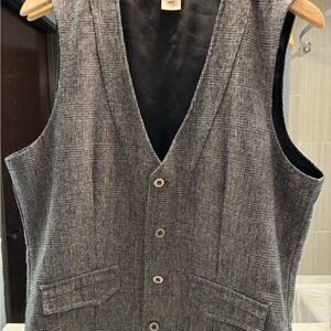 Vintage Stetson Men’s Gray buttoned down Vest (M)